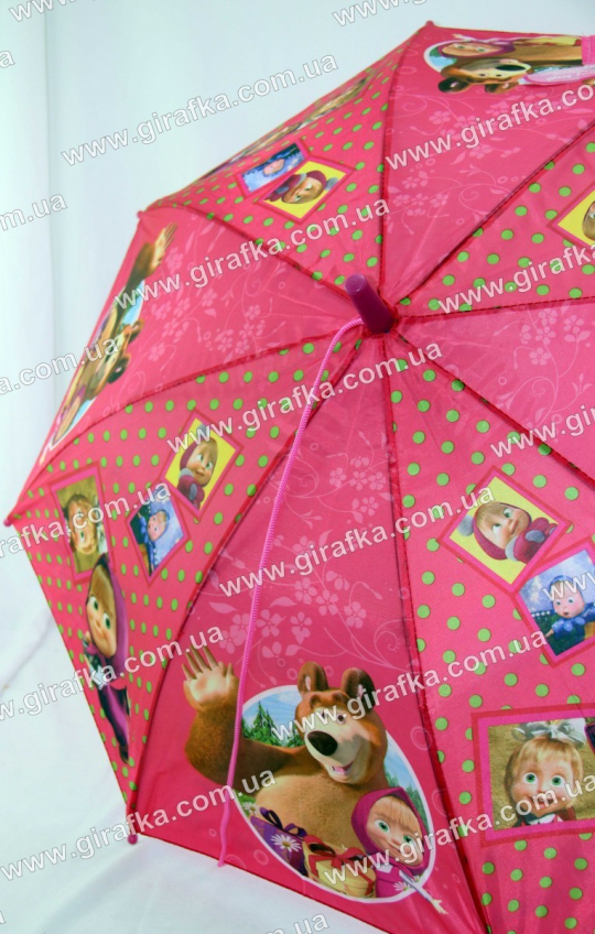 Зонт Маша и Медведь розовый B-40 Фото