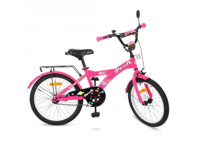 Велосипед детский PROF1 20д. T2062 (1шт) Original girl,малиновый,звонок,подножка