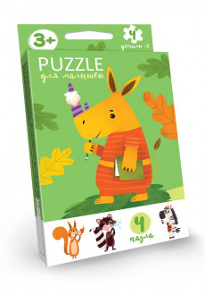 Пазлы для детей «Puzzle для детей», развивающие, в кор.9*2,5*13см PFK-04