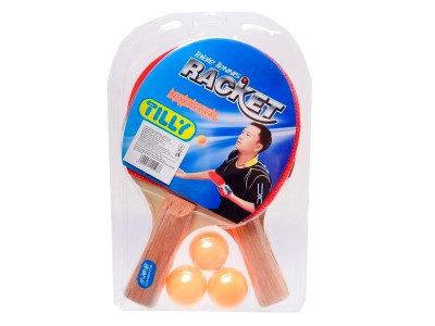Теннис наст.BT-PPS-0013 ракетки (1см)+3мяча пласт.ш.к./50/