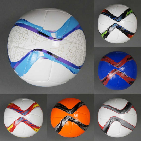 Мяч футбольный 310-330 грамм, 32 панели, 8 цветов  /60/ Фото