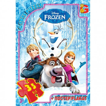 Паззлы FR001 серии &quot;Frozen&quot; (Ледяное сердце) 35 эл.