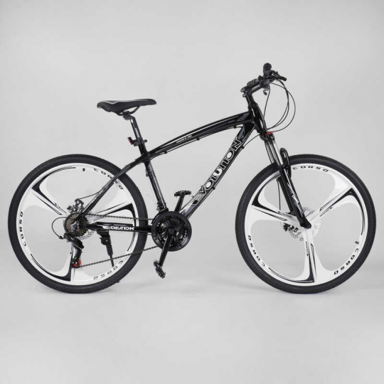 Велосипед Спортивный CORSO EVOLUTION 26&quot;дюймов 57641 (1) рама алюминиевая 17``, 21 скорости, собран на 75% Фото