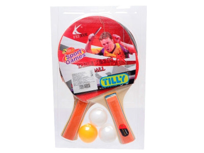 Теннис наст.BT-PPS-0011 ракетки (1см,цвет.ручка)+3мяча пласт.ш.к./50/