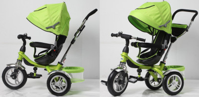 Велосипед трехколесный детский зеленый (TR16012)