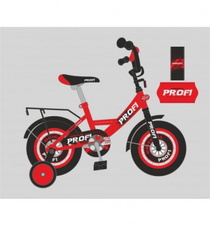 Велосипед детский PROF1 16д. Y1646 (1шт) Original boy,красно-черн.,звонок,доп.кол