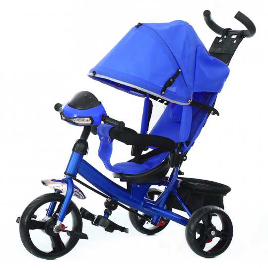 Велосипед трехколесный детский синий Tilly (TRIKE T-347) Фото
