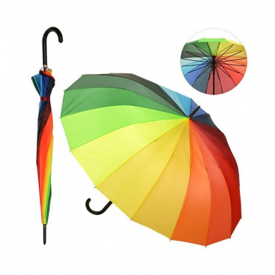 Зонт радуга трость большой семейный Фото
