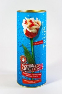 Набор для творчества бисерный цветок Тюльпан