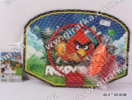 Баскетбольный набор 661555-34 &quot;Angry Birds &quot; корзина с мячoм Фото