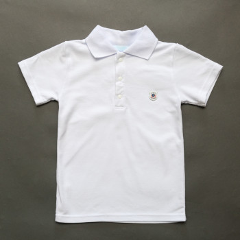 Тенниска футболка поло для мальчика Classic, белый размер 152-164