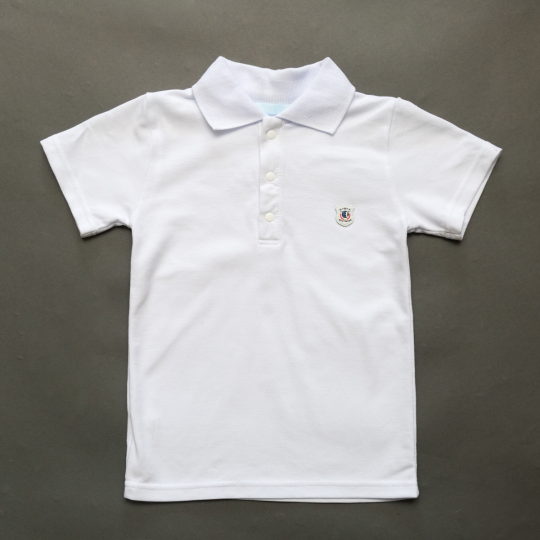 Тенниска футболка поло для мальчика Classic, белый размер 152-164 Фото