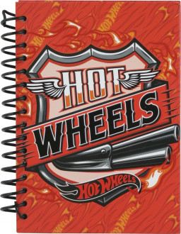 Блокнот KITE Hot Wheels 80арк., А6, карт.обл., сп. HW15-222К