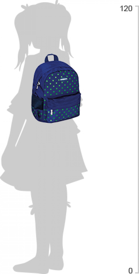 Ранец дошкольный Cool For School Peas 307 12&quot; для девочки Royal Blue (CF86129)  Фото