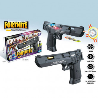Пистолет Fortnite 8180-32 В свет, звук, проектор, в коробке