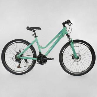 Велосипед Спортивный CORSO 26&quot;дюймов 62866 (1) рама металлическая 16’’, 21 скорость, собран на 75%