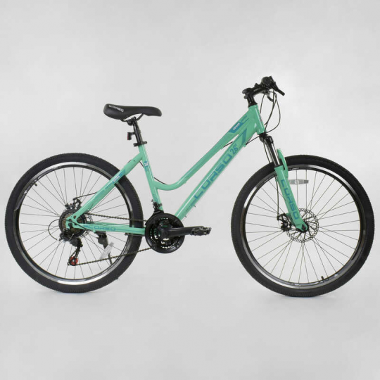 Велосипед Спортивный CORSO 26&quot;дюймов 62866 (1) рама металлическая 16’’, 21 скорость, собран на 75% Фото