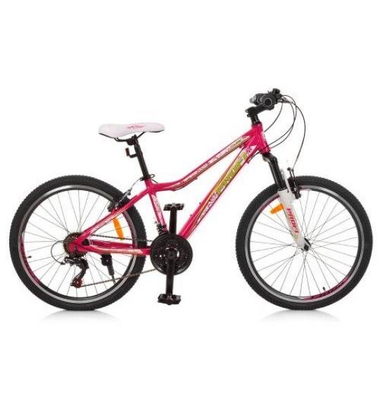 Велосипед 24 д. G24CARE A24.1 (1шт)алюм.рама 13,5&quot; ,SHIMANO 21SP,алюм.VB,розовый Фото