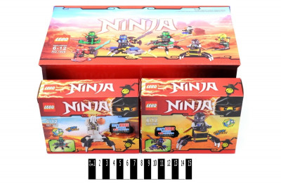 Конструктор &quot;Ninja&quot; (коробка 8 шт.) /480-2/