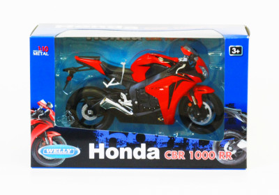 Мотоцикл Welly, HONDA 2009 CBR1000RR, метал., масштаб 1:10, в кор. 27*16*11см (6шт)