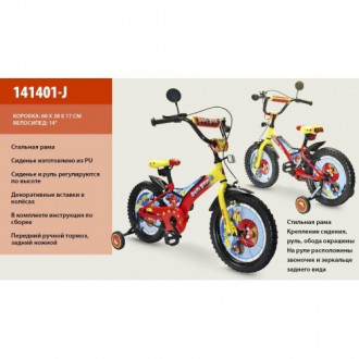 Велосипед детский 141401-J &quot;Angry Birds&quot;, колеса 14&quot;