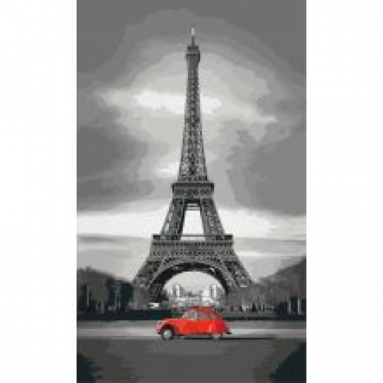 Картина по номерам Городской пейзаж &quot;Париж 2&quot;, в термопакете 30*50см Фото