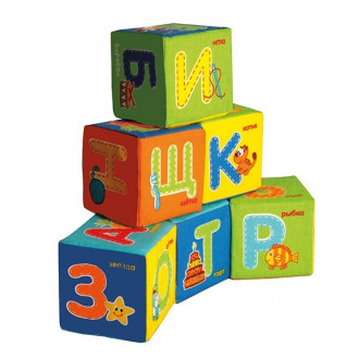 Набор мягких кубиков «Азбука» VT1401-01
