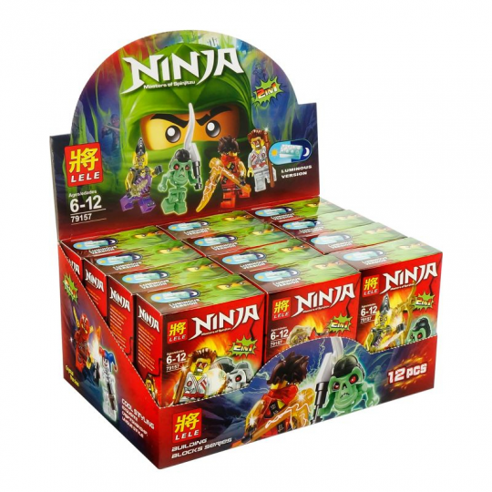 Конструктор Ninja 6 видов ниндзя 2 в 1, цена за блок Фото