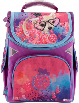 Каркасный рюкзак GoPack 34х26х13 см 11 л для девочек Фиолетовый (GO18-5001S-6)