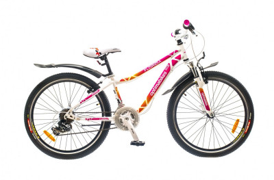 Велосипед 24&quot; Optimabikes FLORIDA AM 14G     St  бело-розовый  2015