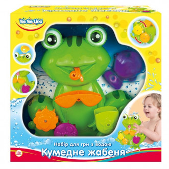 Игрушка для ванной  &quot;Забавный лягушонок&quot;, 18М+, укр. уп., в кор.
