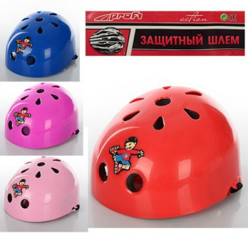 Шлем 11 отверстий, размер маленький, 4 цвета, в пакете