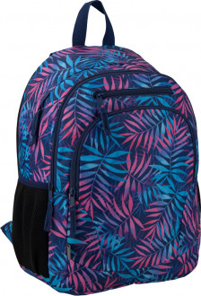 Рюкзак школьный GoPack Education для девочек 470 г 42x32x16 19.5 л Tropical colours (GO20-132M-2)