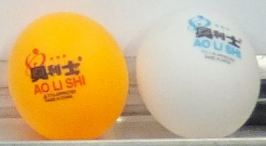 Теннисный мячик BT-PPS-0033Б белый 40мм, 140шт в пакете, /20/2800/ Фото