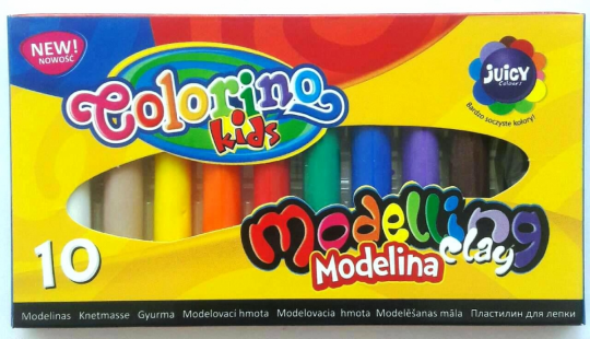 Масса для моделирования, 10 цветов, ТМ Colorino Фото