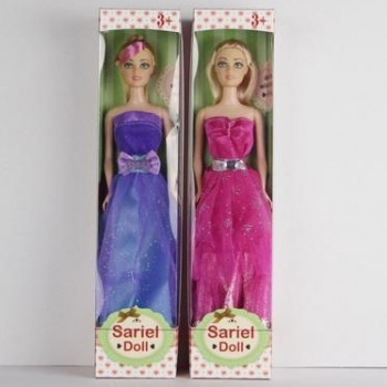 Кукла типа &quot;Барби &quot; 2219-C  2 вида, в вечернем платье, в кор.7*7*32см