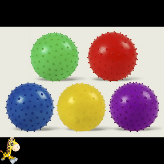 Мячик массажный, диаметр 12 см разные цвета Фото