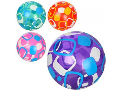 Мяч детский MS 0947-1  9 дюймов, полноцветный, ПВХ, 4 цвета, 60-65 г