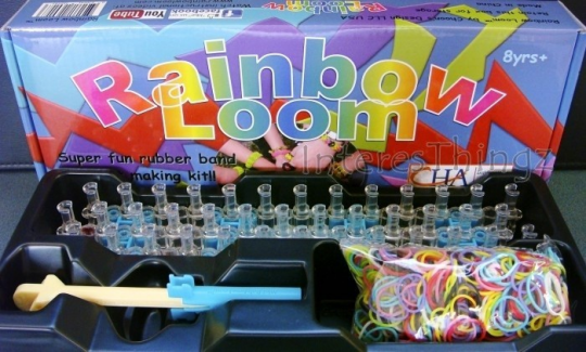 Набор резинок для плетения Rainbow Loom оригинал с профессиональным станком Фото