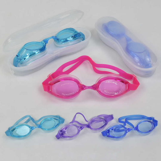 Очки для ныряния YX3030A 4 цвета в пластиковом футляре Фото