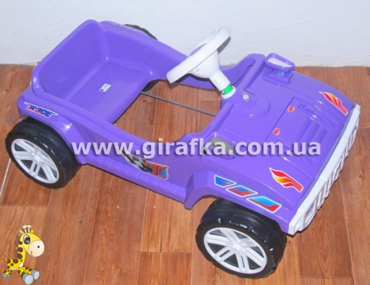 Машинка для катания педальная Орион 792 фиолетовый Фото