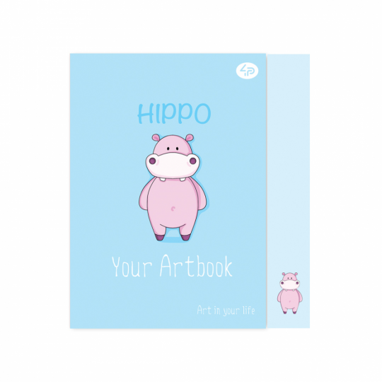 Блокнот TM Profiplan &quot;Artbook hippo&quot;, A5 Фото