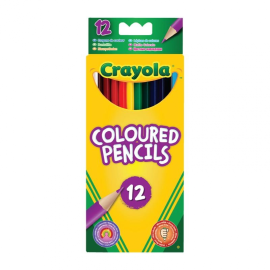 Карандаши цветные, 12 цветов, 3+, в кор. 29*9см, ТМ Crayola Фото
