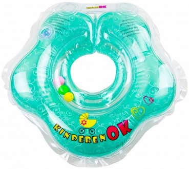Круг для купания младенцев, с пупсиками BABY, &quot;Floral Aqua&quot;, Kinderenok