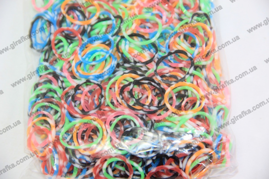 Набор резиночек для плетения 600 штук цветной микс с ароматом Фото