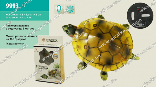 Животное батар р/у 9993 (72шт/2) черепаха, в кор. 19.5*14, 5*5, 5см Фото