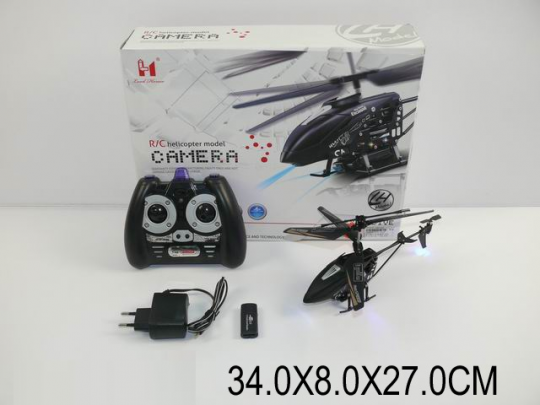 Вертолет аккум.р/у LH1101D (946990) (24шт/2) 3,5-канальный,с видеокамерой, в коробке 34*8*27см Фото