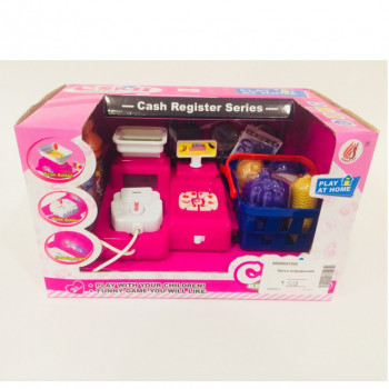 Касса игрушечная розовая Cash 8089A-2
