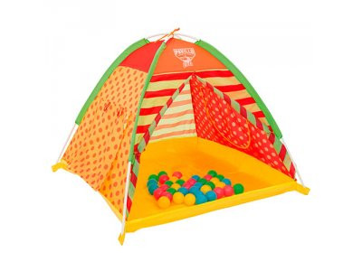 Bestway 68080 игровой палатка-домик 112-112-80см + 40 шариков