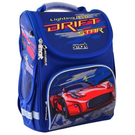 Рюкзак каркасный Smart Drift синий для мальчиков (555985) Фото